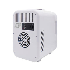 Mini frigider cosmetice, Kaveny, dubla functie de incalzire/racire, portabil, 12L, alb