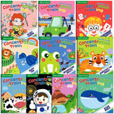 volume de carte de autocolante pentru produse noi transfrontaliere Amazon, care se concentreaza pe autocolante de dezvoltare potentiala, comoara de iluminare a copiilor Cartea educatie prescolar + DB01-99-0002 (set 10 volume)