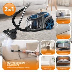 Aspirator Fara Sac HALEY 4,5L, 3000W, Aspirator de Praf, Aspirator Puternic cu Fir, de Calitate, cu Ciclon