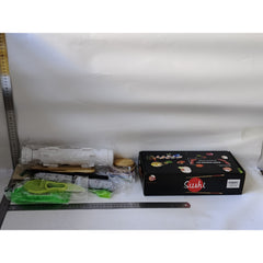 Set Ustensile pentru Sushi, Kaveny, Set din 31 Accesorii pentru Sushi, Set pentru Sushi HOME MADE, Cutit Inclus, Forme, Betisoare, Multicolor
