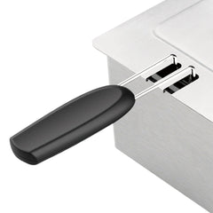 Friteuza Electrica HALEY HY-2504 cu Capacitate de 3L, Termostat Reglabil si Design din Otel Inoxidabil