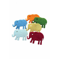 Accesorii creatie - elefant fetru, set 5 buc, Colorarte