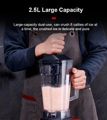 Mixer Multifunctional HALEY HY-2715, 5500W, 2.5L, 2 Viteze, Functie Pulse, Curatare Automata, 2 in 1