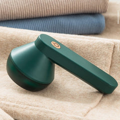 Aparat Pentru Curatat Scame, Par Si Praf, Kaveny, Pentru Diferite Tipuri De Material, Cu Lame Din Otel Inoxidabil, Incarcare Prin USB Type-C, Cu Perie De Curatare si Cablu USB Incluse, Verde, 135 x 75 mm
