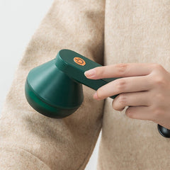 Aparat Pentru Curatat Scame, Par Si Praf, Kaveny, Pentru Diferite Tipuri De Material, Cu Lame Din Otel Inoxidabil, Incarcare Prin USB Type-C, Cu Perie De Curatare si Cablu USB Incluse, Verde, 135 x 75 mm