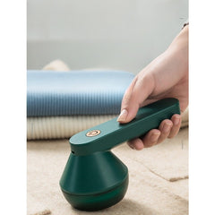 Aparat Pentru Curatat Scame, Par Si Praf, Kaveny, Pentru Diferite Tipuri De Material, Cu Lame Din Otel Inoxidabil, Incarcare Prin USB Type-C, Cu Perie De Curatare si Cablu USB Incluse, Verde, 135 x 75 mm