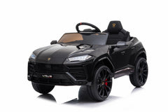 Masinuta electrica Lamborghini Urus oficial licentiata, KIDOO, 37–96 luni, 12V 4.5Ah, 2 motoare 25W, telecomanda 2.4G, volan multifunctional cu muzica, MP3, USB, TF, FM Radio, 105×65×52 cm