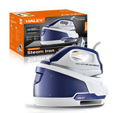 Statie de Calcat cu Abur HALEY HY-2080, 2600W – 1800ml, Talpa Ceramica, Self-Cleaning, Anti-Drip, Anti-Calc, LED