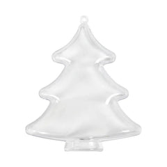 Accesorii creatie - brad plastic, transparent, 10cm, Colorarte