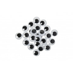 Accesorii creatie - ochisori mari plastic, negru, 15mm, set 36 buc, Colorarte