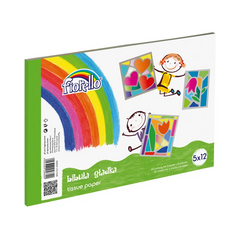 Accesorii creatie - hartie matase, A4, 12 culorix5 coli, set 60 coli, Fiorello, 170-2346