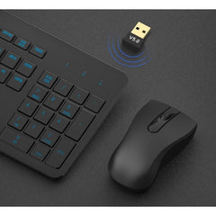 Adaptor Bluetooth, Kadeny, 5.0, Wireless, pentru PC/Laptop, Interfata USB, 20 mbps, Negru