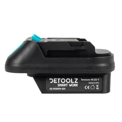Adaptor Detoolz utilizare acumulator FlexiPower - echipamente Micul Fermier (compatibil Makita LXT)