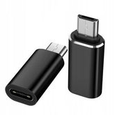 Adaptor Micro USB spre Lightning, Kadeny, 2.8 cm, Negru