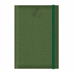 Agenda A5 nedatata Colere EJ-1504, 224 pagini, cu elastic, verde