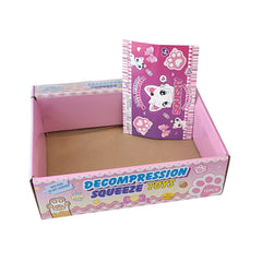 Ambalaj pentru Jucarii Antistres Squishy, Kaveny, cu Revenire Lenta, Pinch Family, Multicolor