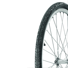 Anvelopa bicicleta 28x1-5/8x1-3/8", ETRTO 37-622, model FIZER, negru, profil Street