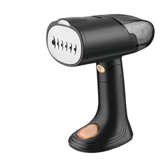 Aparat de Calcat Vertical Portabil cu Abur, Kaveny, Putere 1500W, Rezervor Detasabil de 138ml, Priza, Functie Anti Calcar si Auto Curatare, Pliabil, cu Perie, 20x10.5x8 cm, Negru