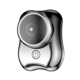 Aparat de Ras Electric, Kaveny, Portabil, Incarcare USB Type-C, Autonomie >60 min, 6.5 x 4.5 x 4 cm, 5V, 3.7W, Negru