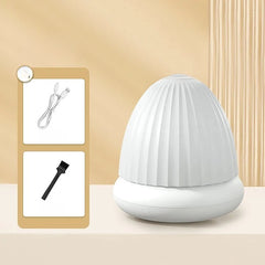 Aparat de Scame 2 in 1, Kaveny, Curatare Haine si Lampa de Veghe, 3 Trepte, Incarcare Tip C, 4 W, 9 x 10 cm, Alb