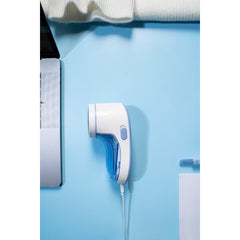 Aparat Pentru Curatat Scame, Par Si Praf, Kaveny, Pentru Diferite Tipuri De Material, Cu Lame Din Otel Inoxidabil, Incarcare Prin USB Type-C, Cu Perie De Curatare si Cablu USB Incluse, Albastru, 15 x 7 cm