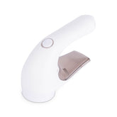 Aparat Pentru Curatat Scame, Par Si Praf, Kaveny, Trimmer pentru Diferite Tipuri De Material, Cu Lame Din Otel Inoxidabil, Maner Ergonomic, Incarcare Prin USB, 15x6x9 cm, Alb