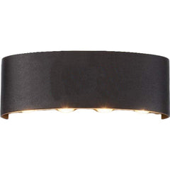 Aplica pentru Perete, Kadeny, Interior/Exterior, Rezistenta la Umezeala, 8 W, Aluminiu, Negru, 22x8 cm