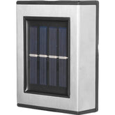 Aplica solara LED Kaveny, ABS/Policarbonat, rezistenta la apa IP65, pentru trepte, borduri, terasa, 1.2V, 600mah, 10 x 7.5 x 3 cm, lumina alb calda, negru