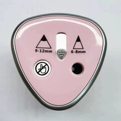 Ascutitoare Electrica cu 2 Gauri, Kaveny, Gri, Baterii 4 x AA (neincluse), 7.5 x 7.5 x 7.5 cm, Roz