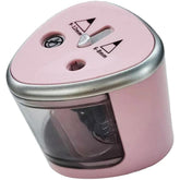 Ascutitoare Electrica cu 2 Gauri, Kaveny, Gri, Baterii 4 x AA (neincluse), 7.5 x 7.5 x 7.5 cm, Roz