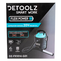 Aspirator cenusa 20V, volum 12L