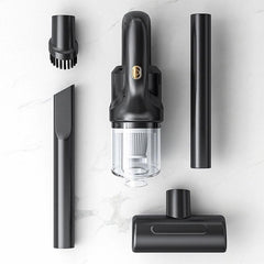 Aspirator Portabil fara Fir, Kadeny, Incarcare USB, Pentru Casa si Masina, Autonomie 45 min, Negru