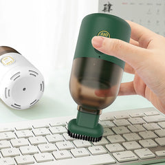 Aspirator Portabil pentru Automobil, Kadeny, Aspirator mic fara Fir, pentru Casa si Masina, incarcare USB, 2 in 1, 16.3x6 cm, Verde