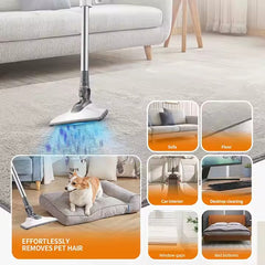 Aspirator cu bat CU Fir Aspirator pentru Covoare, de UZ Casnic, Compact, Puternic si Usor de Utilizat