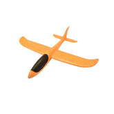 Avion Planor, in punga, Kaveny, din Polistiren, Lungime 47 cm, Portocaliu