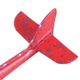 Avion Planor Kaveny, cu Lumini pe Toata Lungimea, din Poliester, 48 cm, Rosu