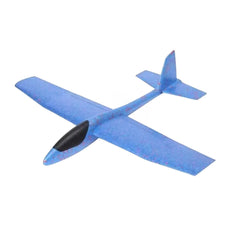 Avion Planor Kaveny, din Polistiren, Lungime 85 cm , Jucarie Recreativa, Cascadorii, Albastru