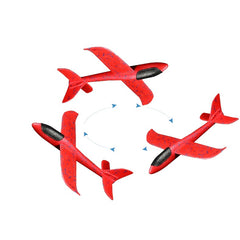 Avion Planor Kaveny, din Polistiren, Lungime 84 cm , Jucarie Recreativa, Cascadorii, Rosu