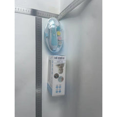 Set Pila Electrica pentru Copii si Bebelusi, Kaveny, ABS, 6 Accesorii, cu Lumina LED, Albastru Alb