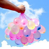 Baloane de Apa pentru Distractii, Kaveny, Baloane cu Umplere Rapida, Baloane de Lupta cu Apa, 111 bucati, din Emulsie, Multicolor