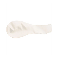 Baloane aniversare Fiorello, 25.4cm, alb metalizat, 170-1562, set 100 buc