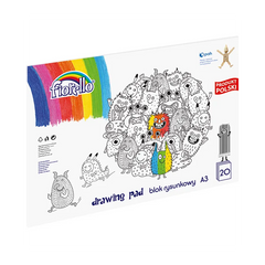 Bloc de desen A3 Fiorello, 20 file, 80g/mp, 150-1261