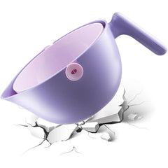 Bol cu Doua Straturi, Kadeny, pentru Fructe, Legume, cu Cos de Scurgere a Apei, 2L, din ABS+PP, 29.9 x 22.5 x 11.8 cm, Mov