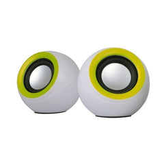 Boxe Omega Probe OG116, USB, 6W (2x3W), alb cu verde, set 2 buc