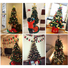 Brad Artificial de Craciun 1.8 m Verde cu Suport Plastic Inclus