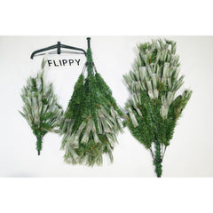 Brad artificial de Craciun tip pin, pentru interior/exterior, inaltime 180 cm, 626 ramuri, Kadeny, verde, suport metalic inclus