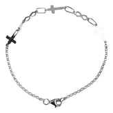 Bratara Argint 925 Cruce si Infinit, 2 g