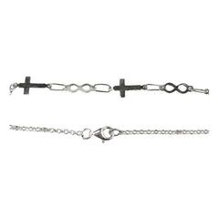 Bratara Argint 925 Cruce si Infinit, 2 g