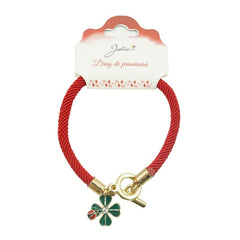 Martisor Bratara Aurie Jolie V11 Trifoi
