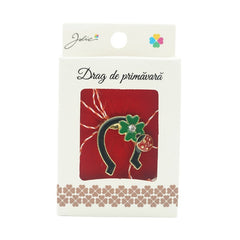 Brosa Mica in Cutie Potcoava